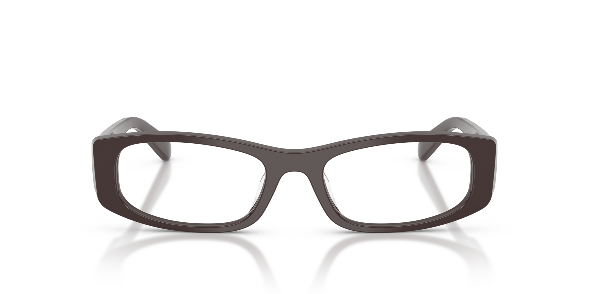 VO5699U Moka AcetaatEyeglass Frames van B24, Vooraanzicht
