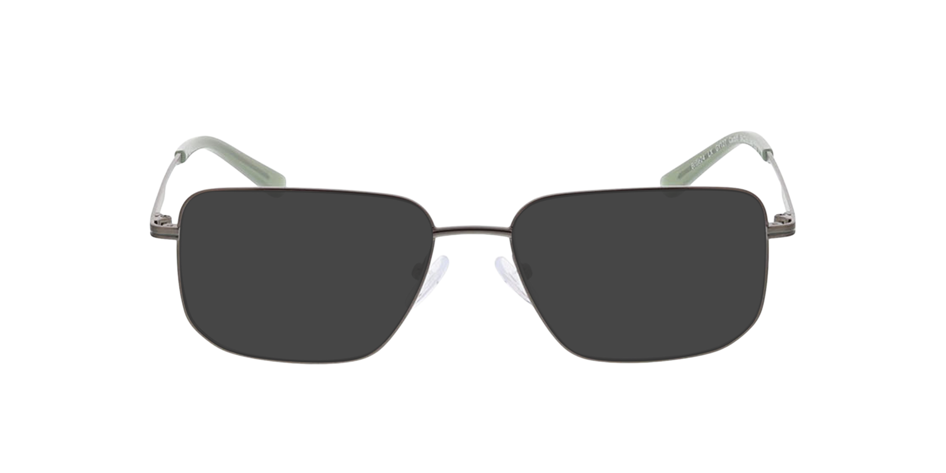 Cardiff Satijn staal MetaalEyeglass Frames van B24, met getinte lenzen