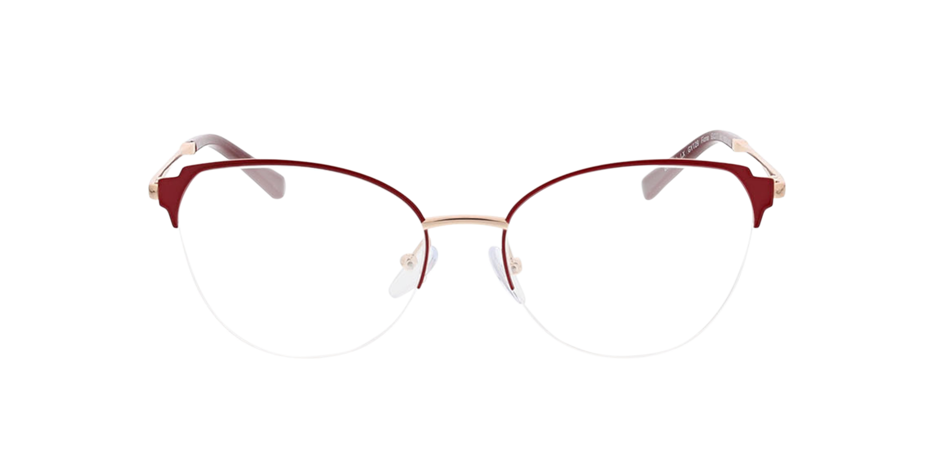 Red / Pink Gold Fiona -  Metal Brillen