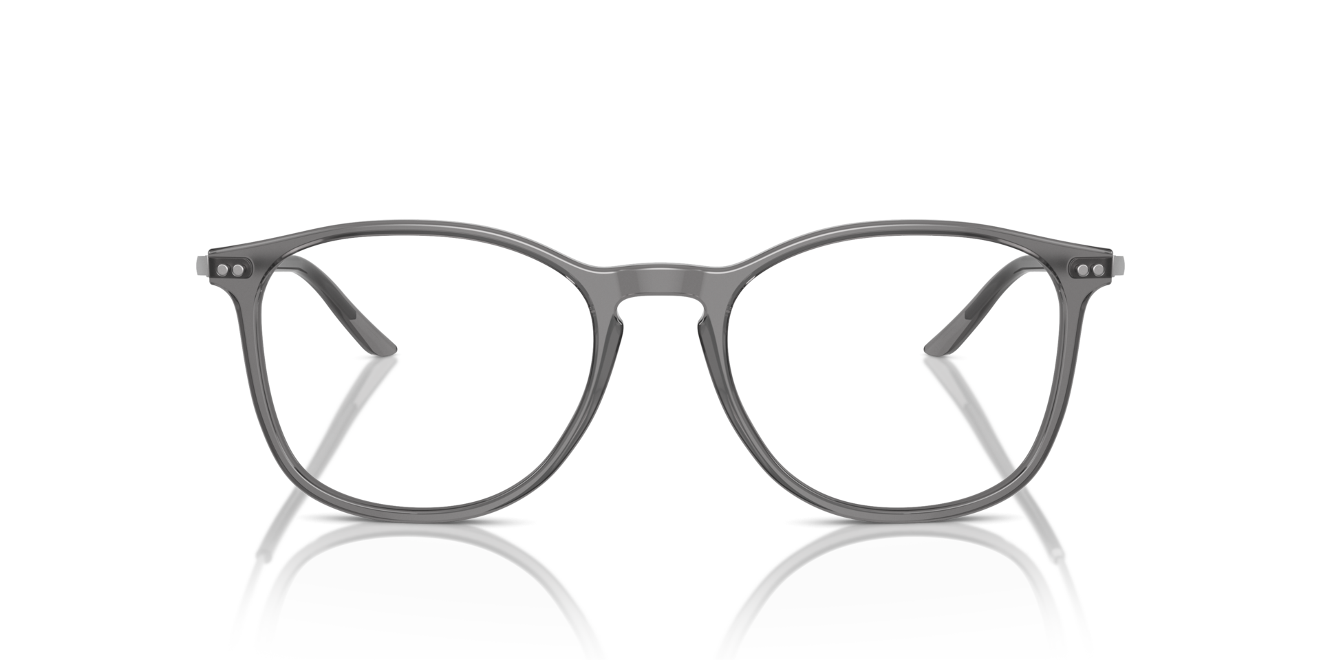AR7160 Opaal grijs AcetaatEyeglass Frames van B24, Vooraanzicht