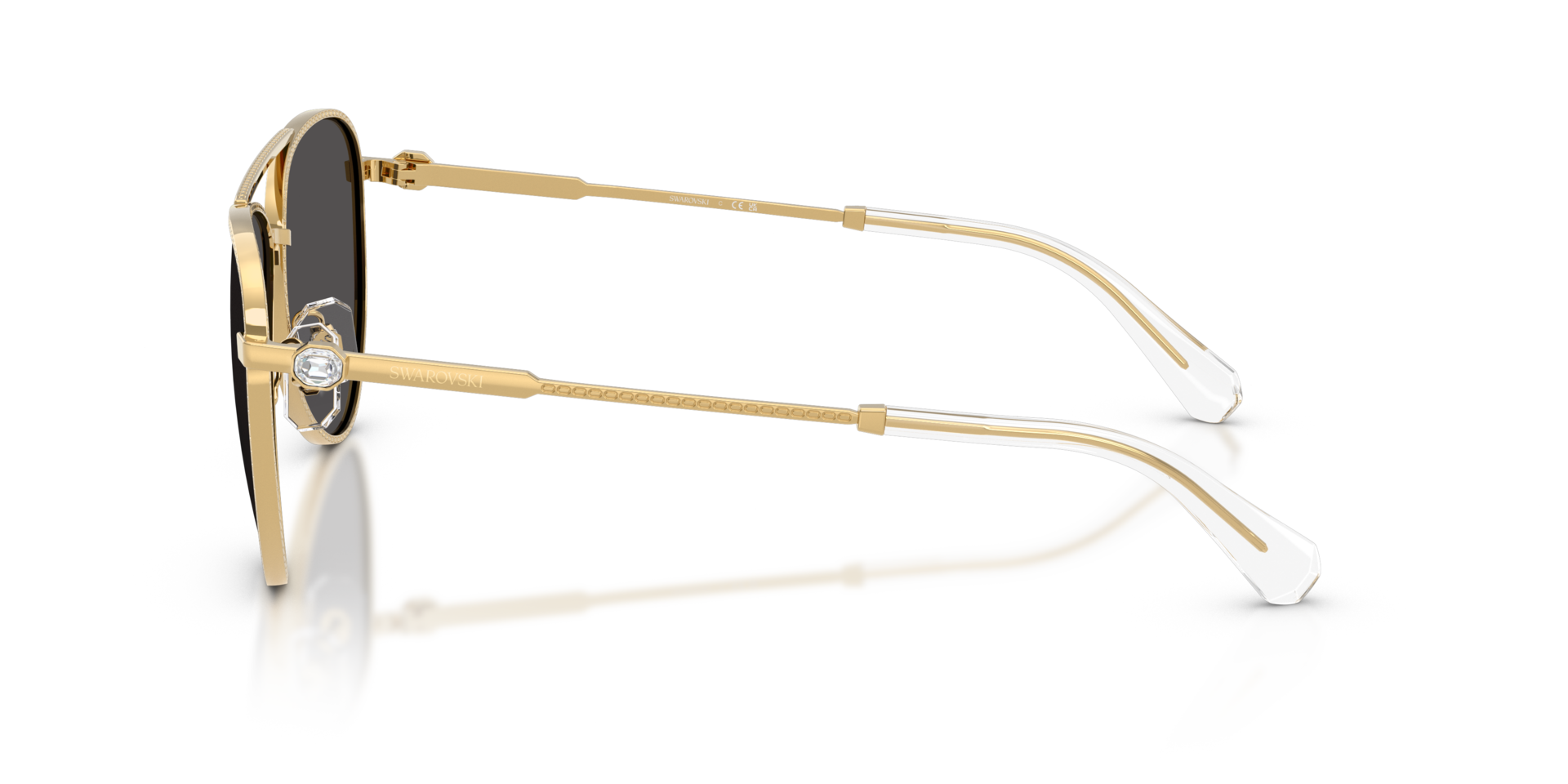 SK7031 Gold MetallSunglass Frames von B24, Seitenansicht