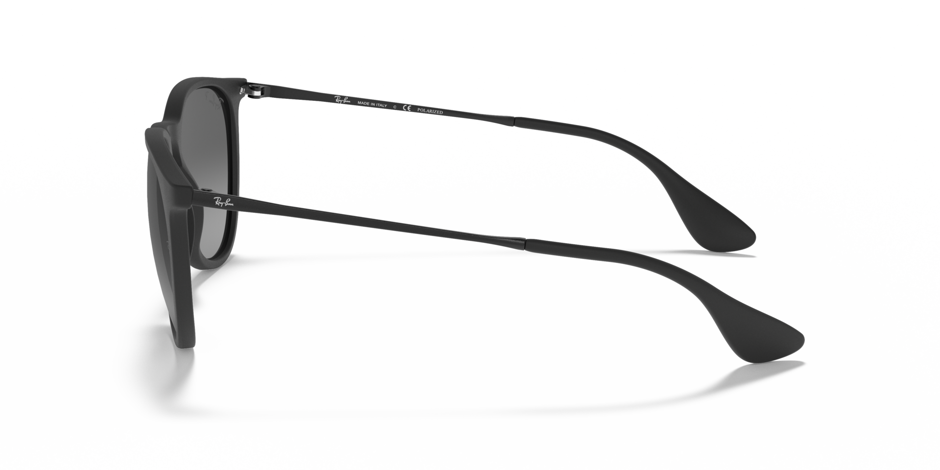 Erika Color Mix Rubber Black KunststoffSunglass Frames von B24, Seitenansicht
