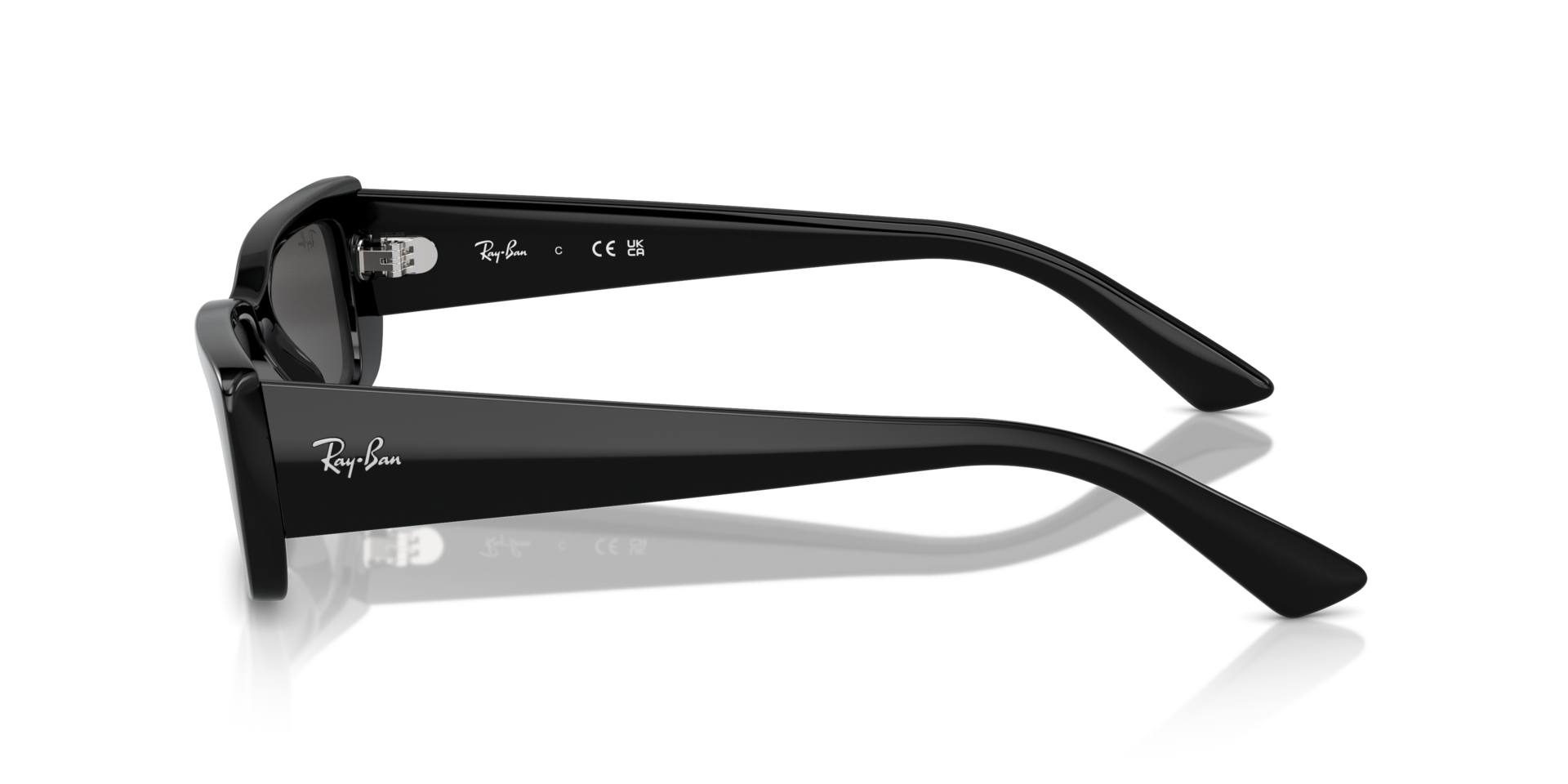 RB4425 Schwarz KunststoffSunglass Frames von B24, Seitenansicht