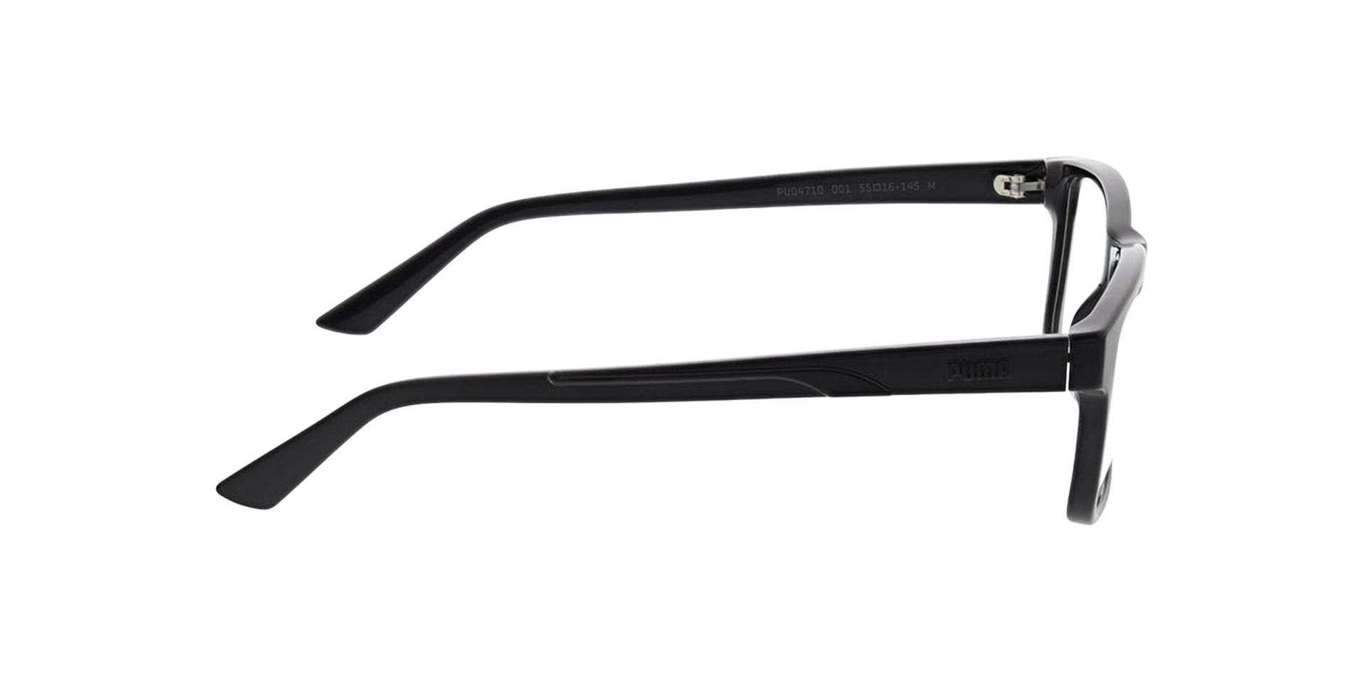 PU0471O Schwarz KunststoffEyeglass Frames von B24, Seitenansicht