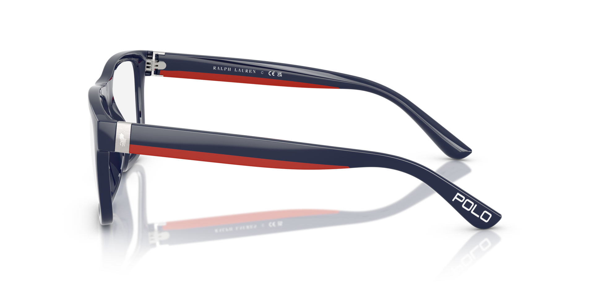 PH2290U Shiny Navy Blue KunststofEyeglass Frames van B24, Zijaanzicht