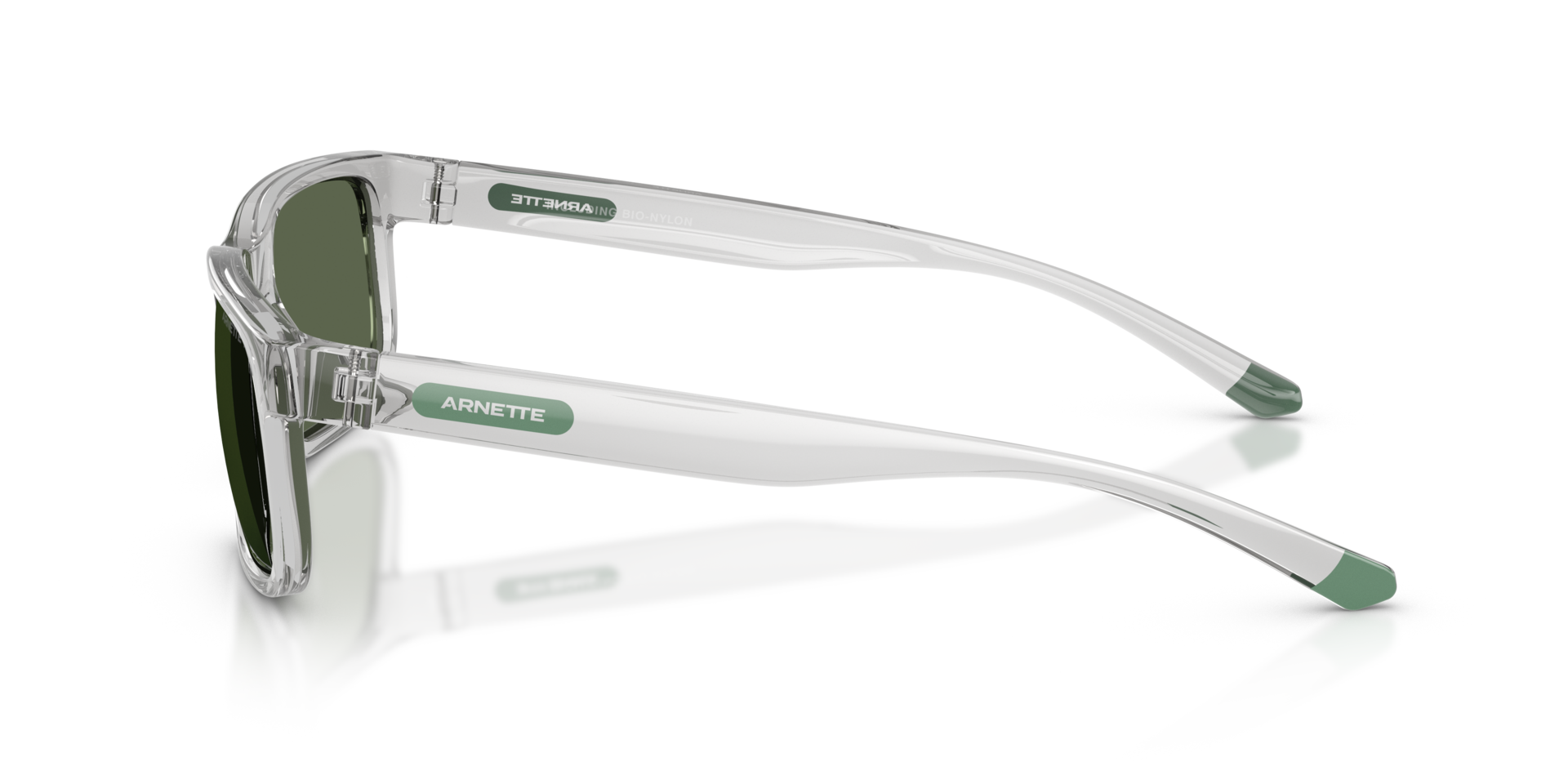 AN4372 Transparent Light Grey KunststofSunglass Frames van B24, Zijaanzicht