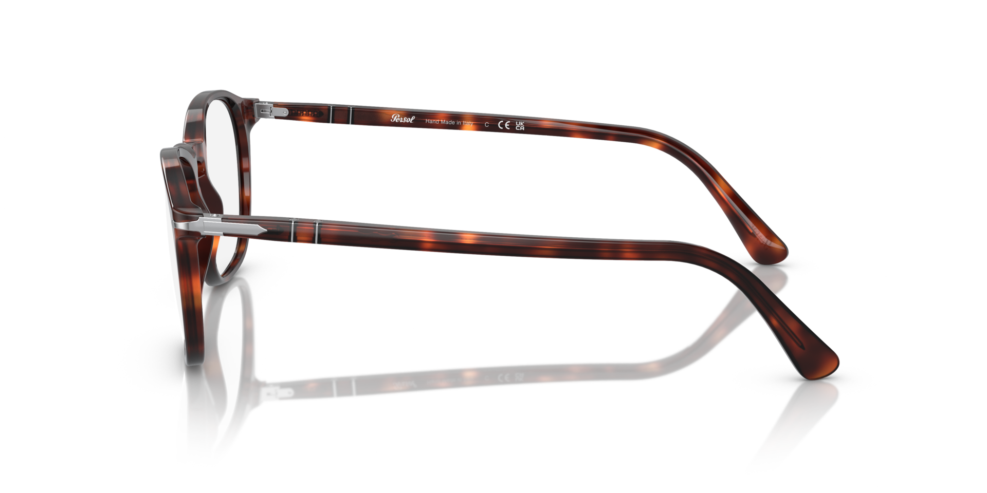 PO3007VM Havana AcetatEyeglass Frames von B24, Seitenansicht