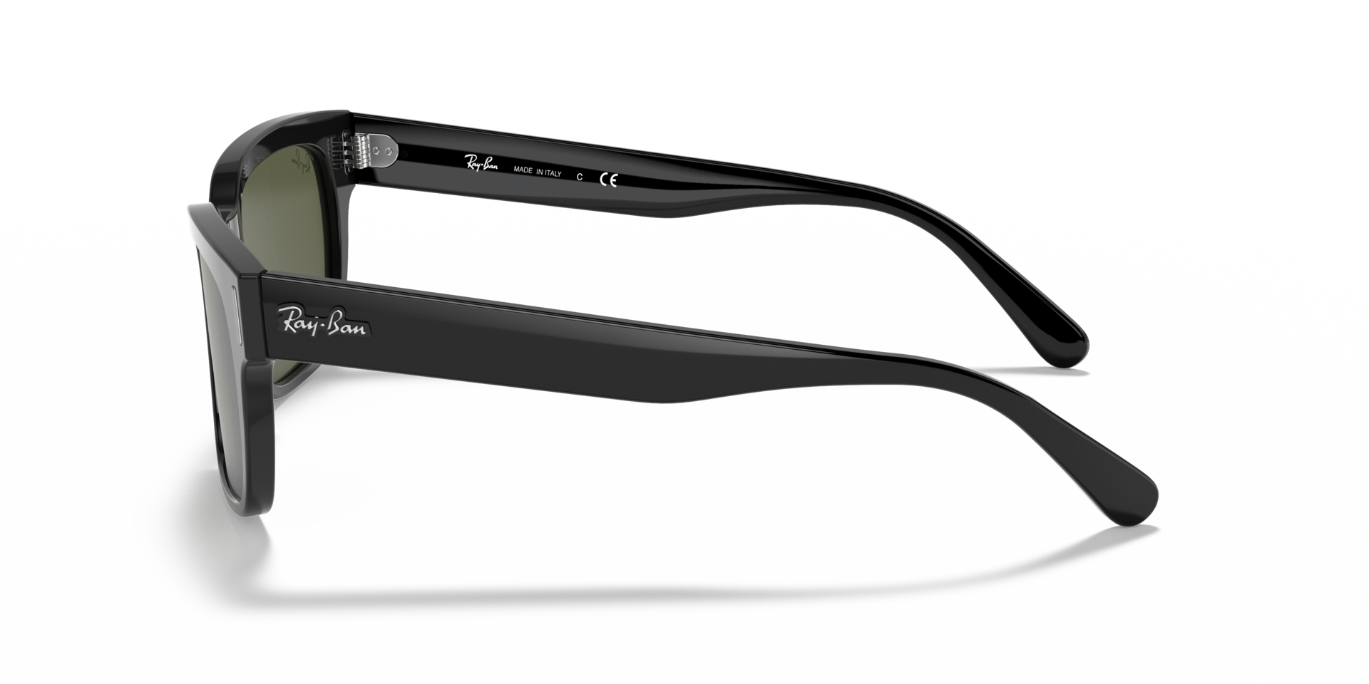 RB2190 Zwart AcetaatSunglass Frames van B24, Zijaanzicht