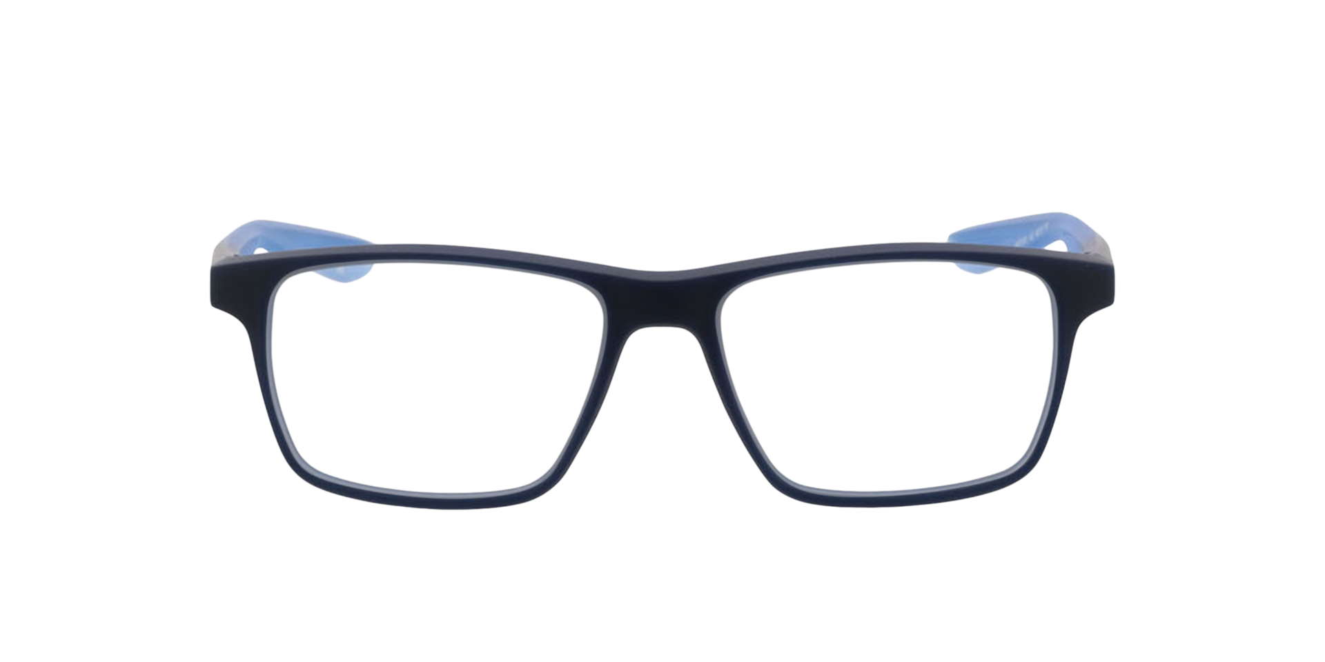 Nike 5002 Blauw Bruin KunststofEyeglass Frames van B24, Vooraanzicht