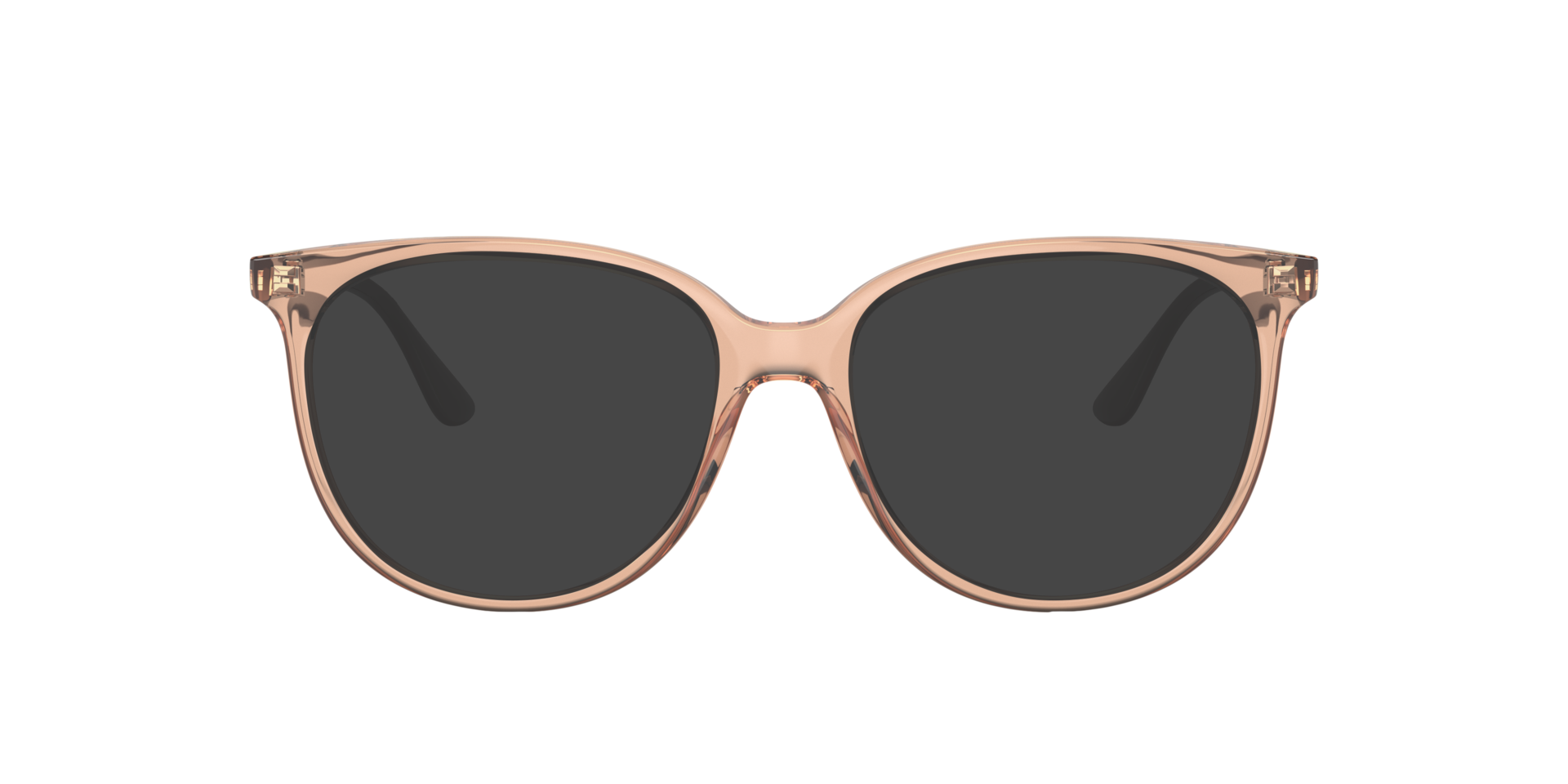RB4378V Optics Transparant bruin KunststofEyeglass Frames van B24, met getinte lenzen