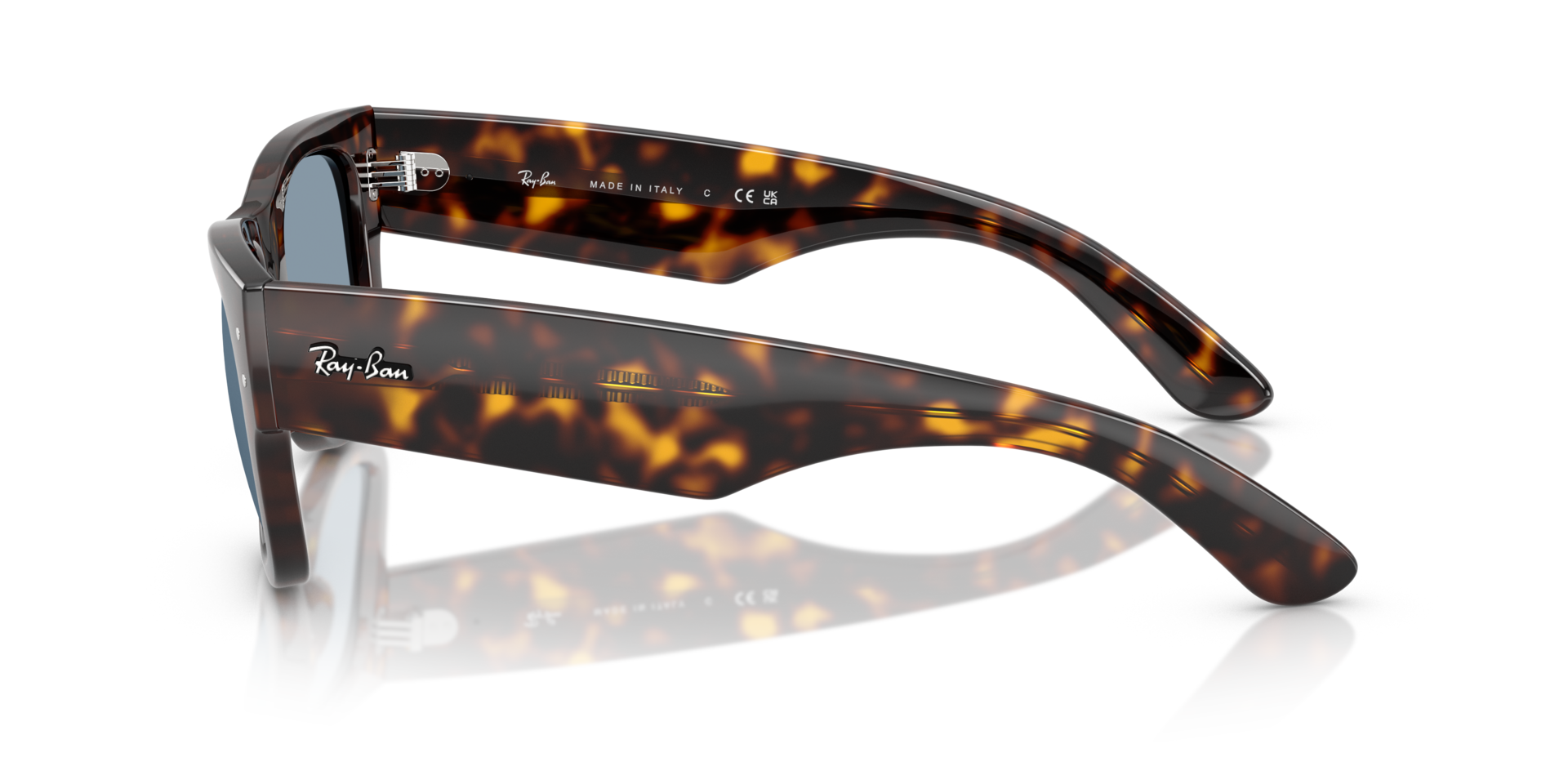 RB0840S Havana KunststofSunglass Frames van B24, Zijaanzicht