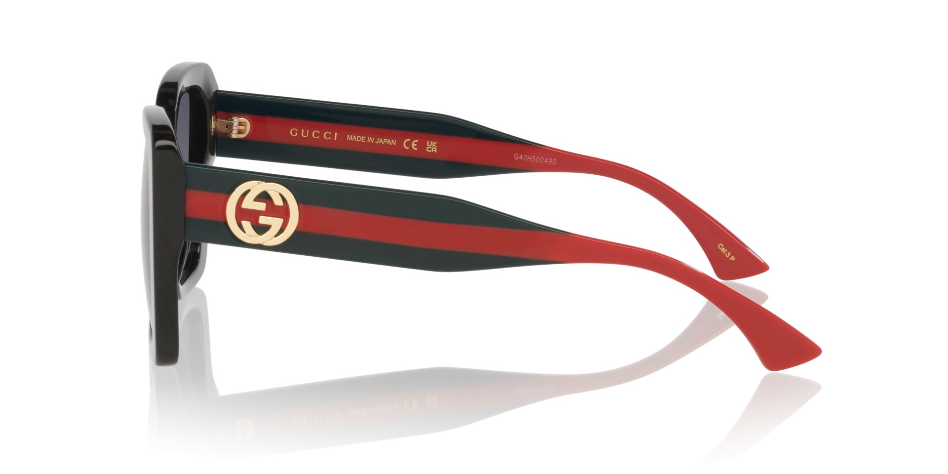 GG1861S Zwart AcetaatSunglass Frames van B24, Zijaanzicht