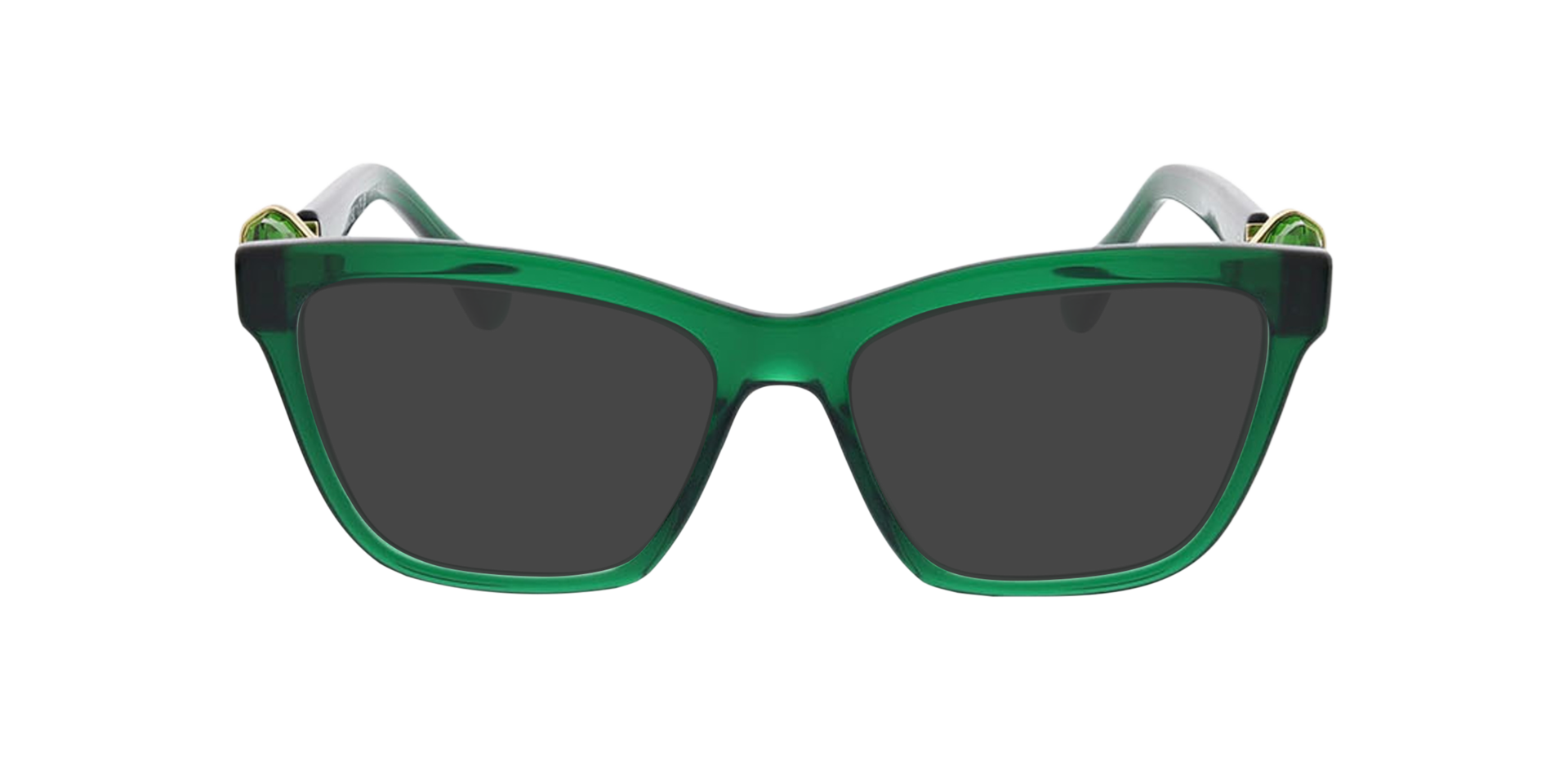 SK2021 Transparent Grün AcetatEyeglass Frames von B24, mit getönten Gläsern