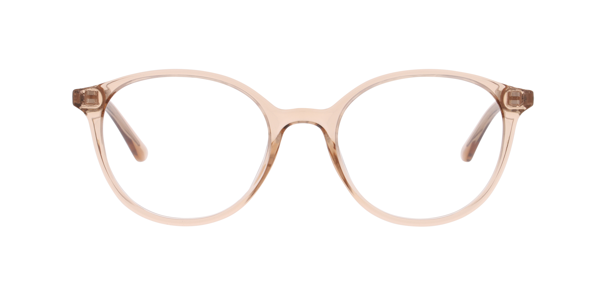 Slate Kristal nude KunststofEyeglass Frames van B24, Vooraanzicht