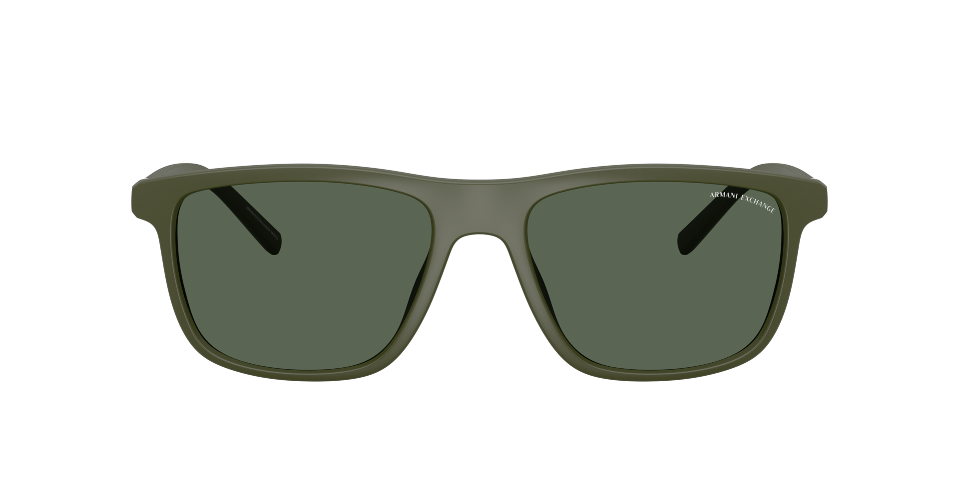 AX4167SU Matte Green KunststofSunglass Frames van B24, met getinte lenzen