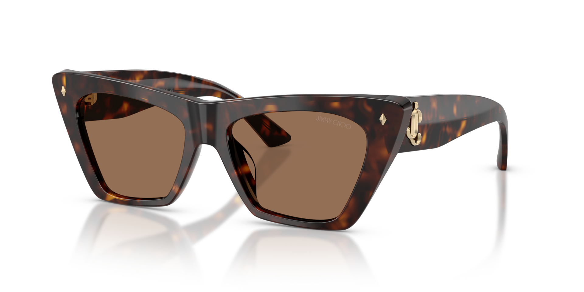 JC5062U Havana AcetatSunglass Frames von B24, Dreiviertelansicht