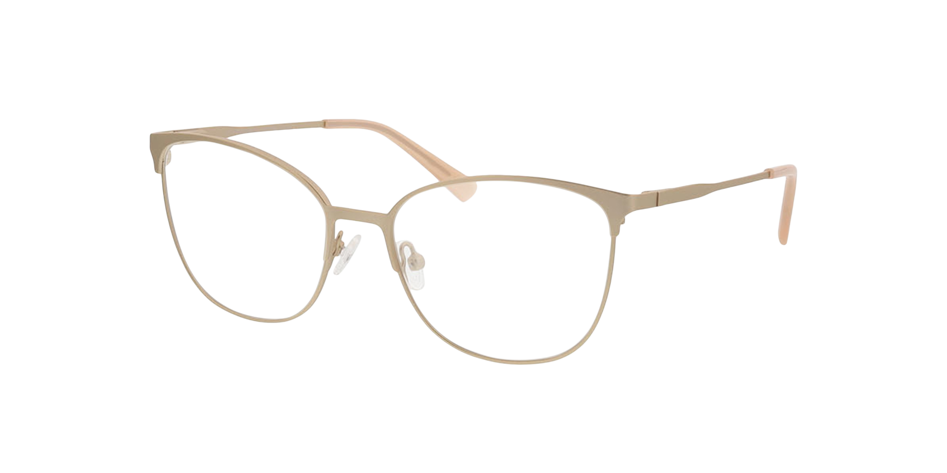 Yorkville Matt Gold MetallEyeglass Frames von B24, Dreiviertelansicht