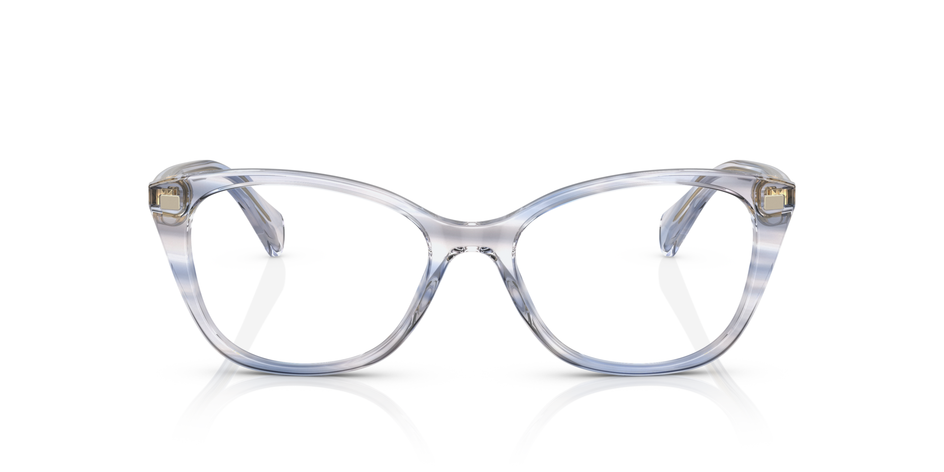 RA7146 Blauw AcetaatEyeglass Frames van B24, Vooraanzicht