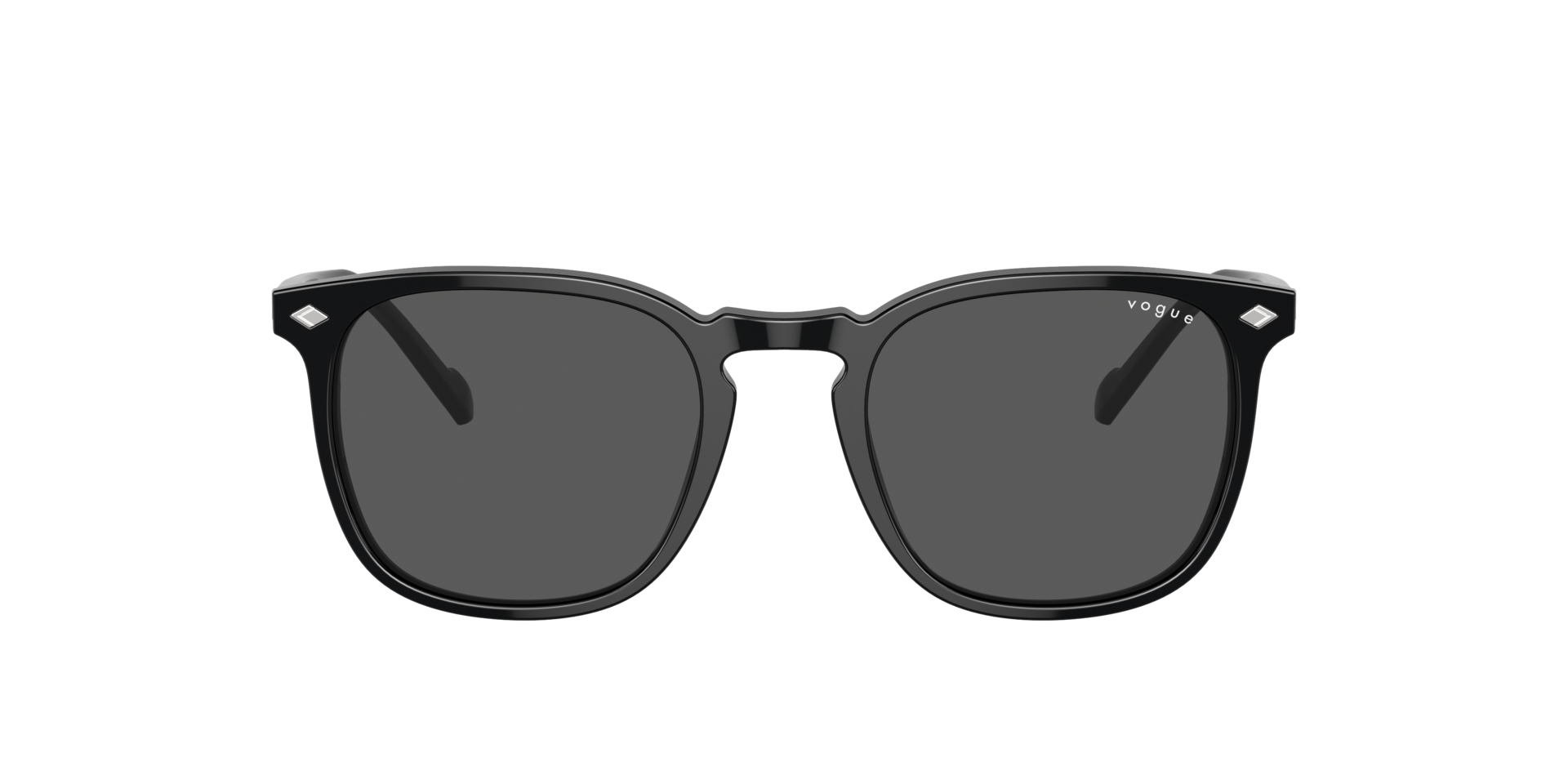 VO5328S Schwarz AcetatSunglass Frames von B24, mit getönten Gläsern
