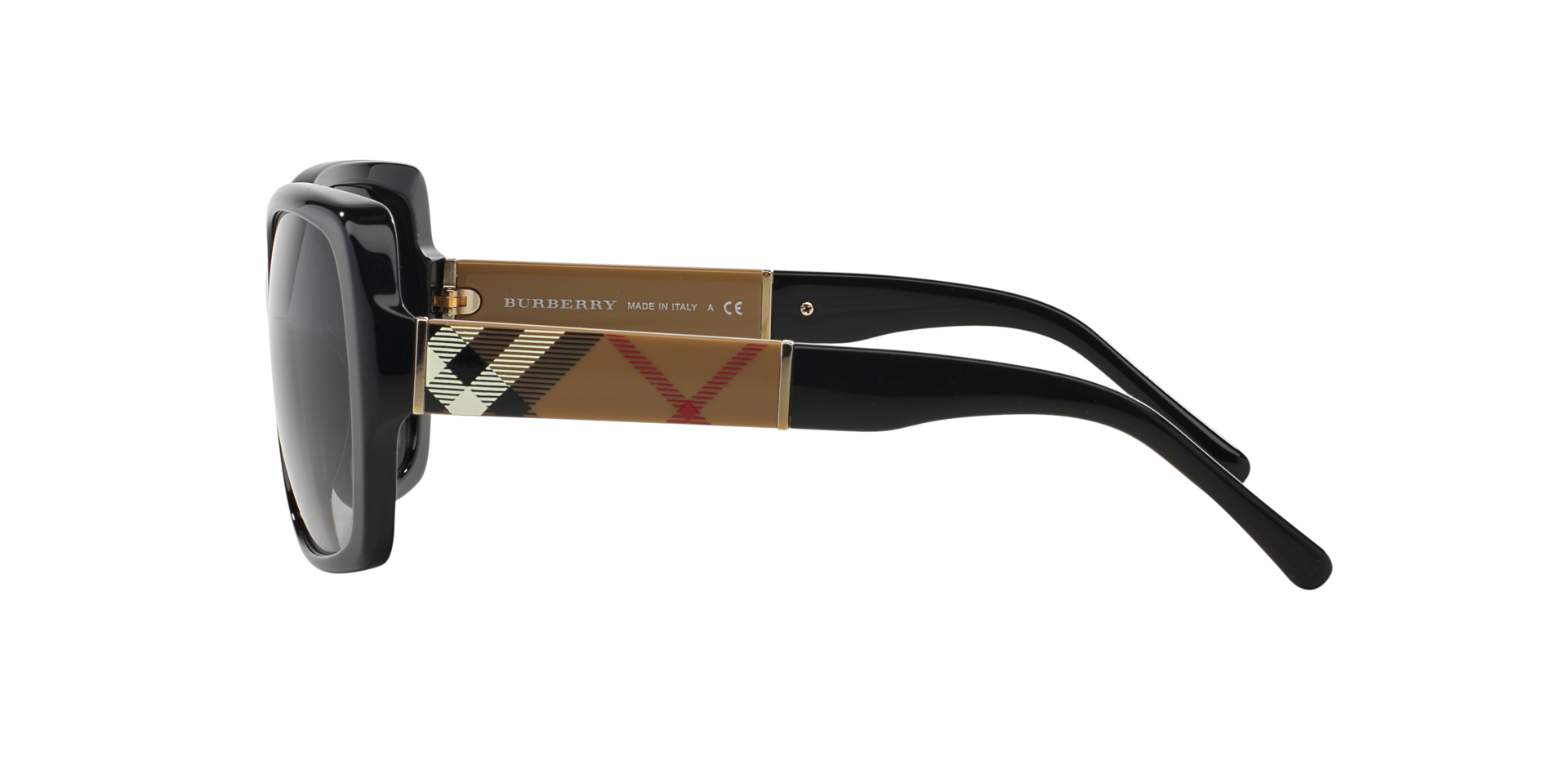 BE4160 Schwarz AcetatSunglass Frames von B24, Seitenansicht