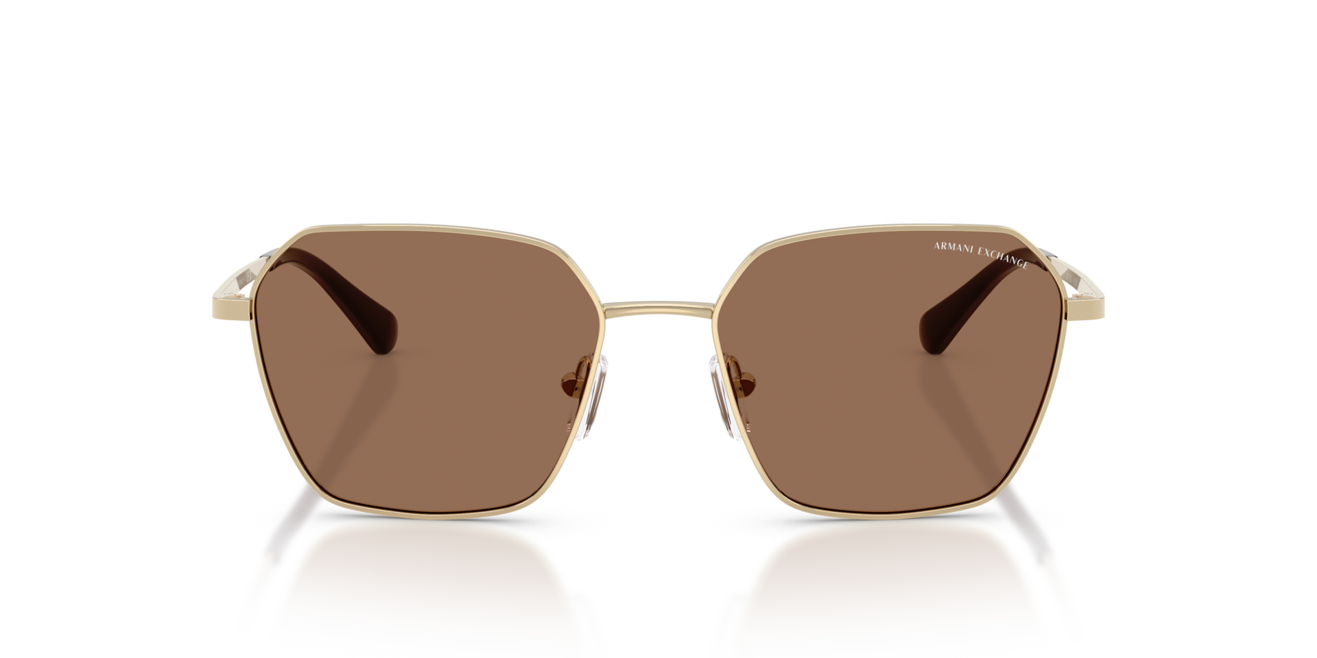 AX2062S Glänzendes Hellgold MetallSunglass Frames von B24, Vorderansicht