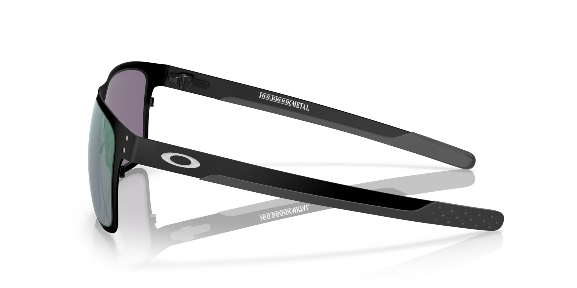 Holbrook™ Metal Matzwart MetaalSunglass Frames van B24, Zijaanzicht