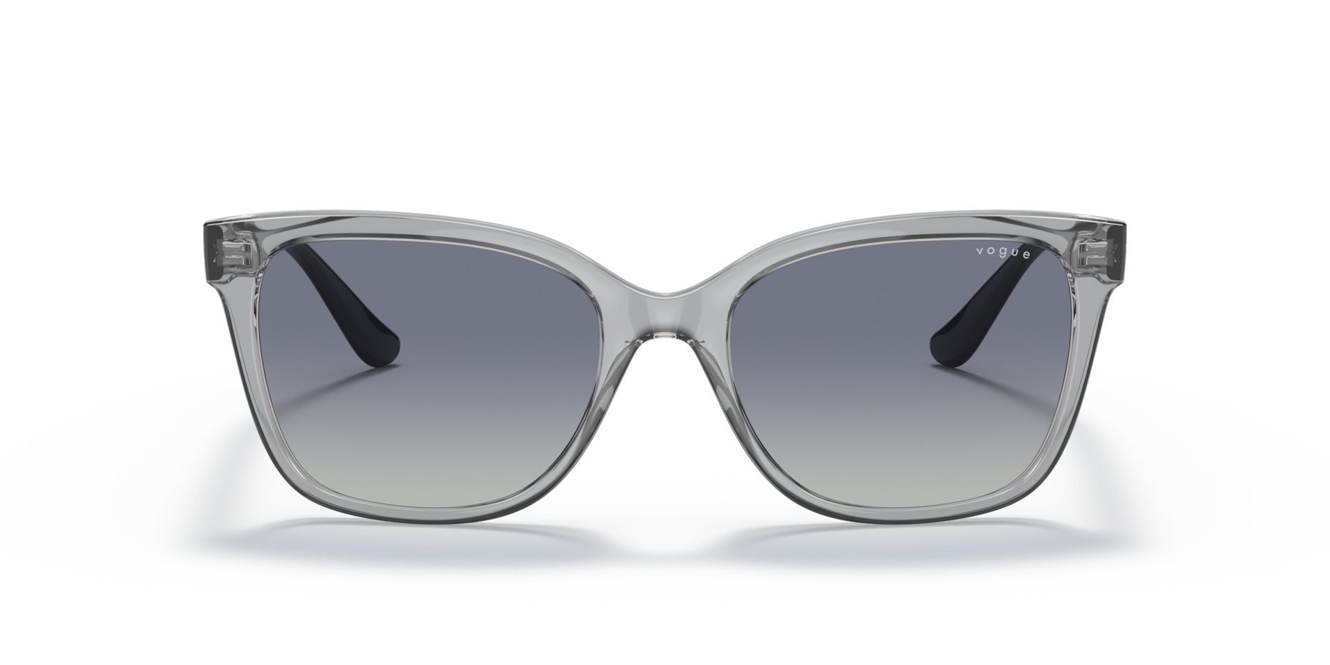 VO5426S Transparant grijs KunststofSunglass Frames van B24, Vooraanzicht
