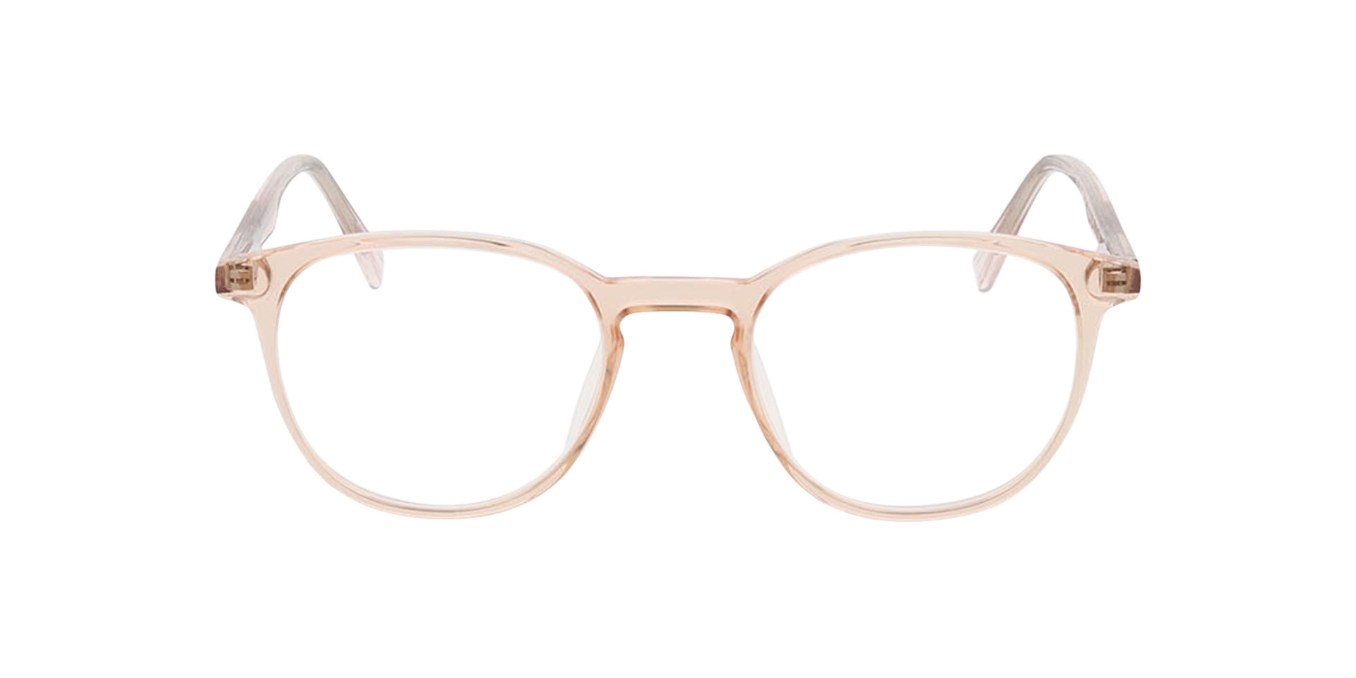 Stanford Crystal Nude KunststoffEyeglass Frames von B24, Vorderansicht
