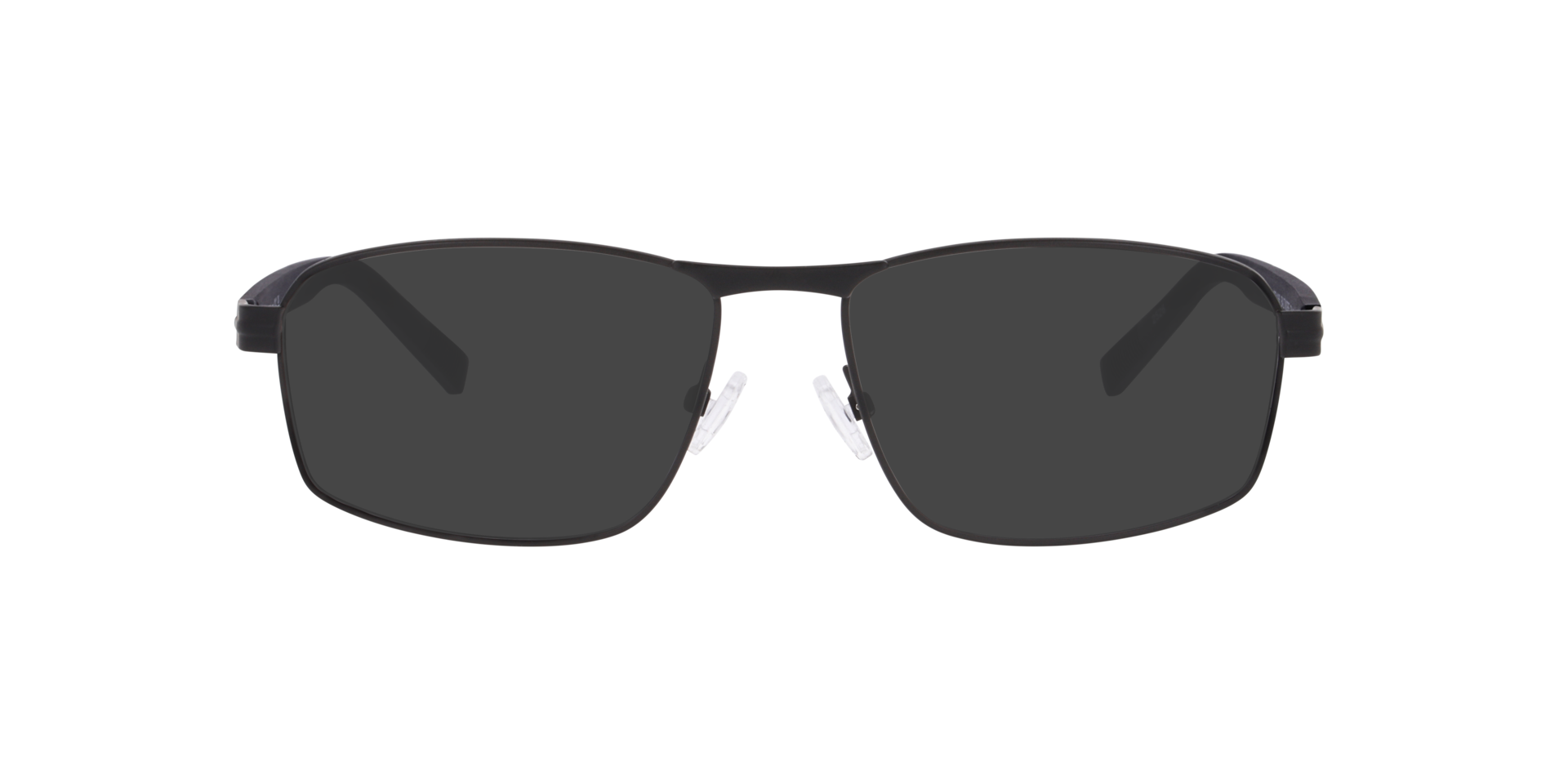 Baltimore Zwart MetaalEyeglass Frames van B24, met getinte lenzen