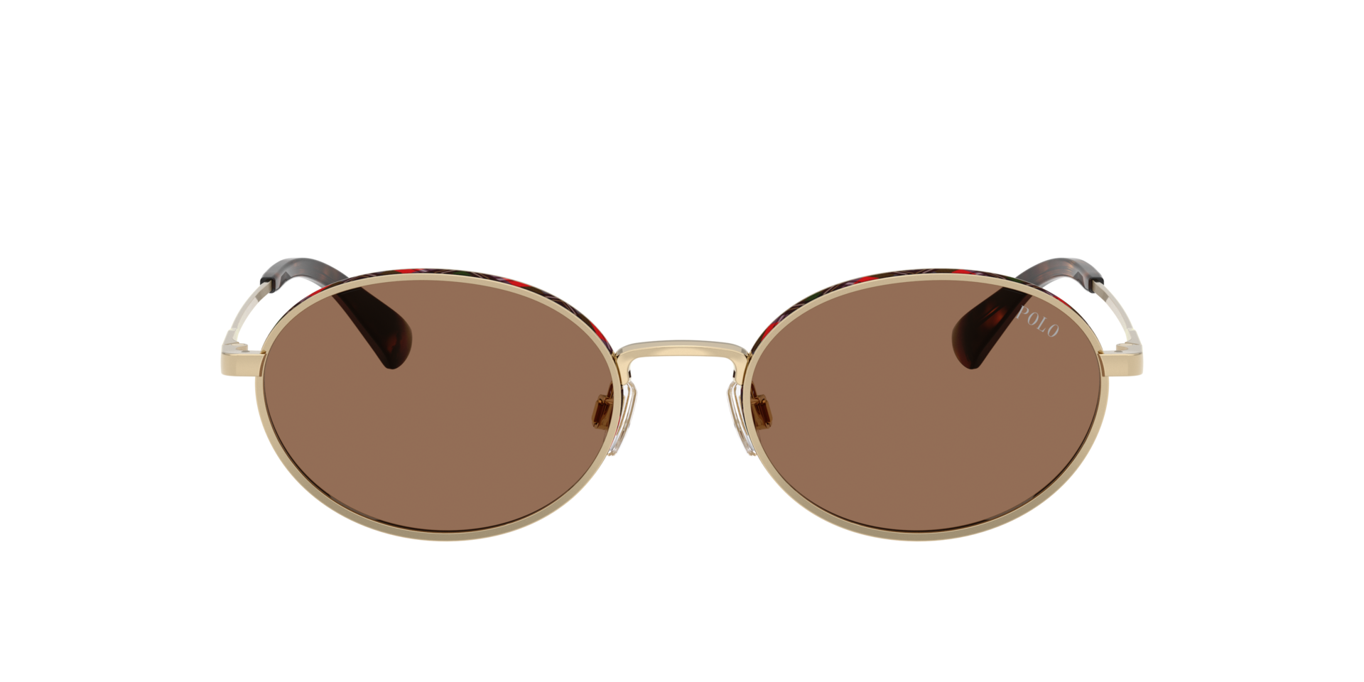 PH3162 Glanzend Lichtgoud MetaalSunglass Frames van B24, met getinte lenzen