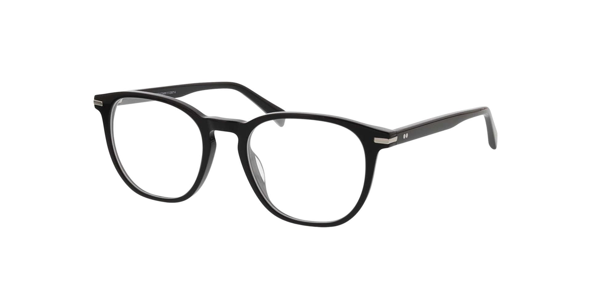 Preston Schwarz AcetatEyeglass Frames von B24, Dreiviertelansicht
