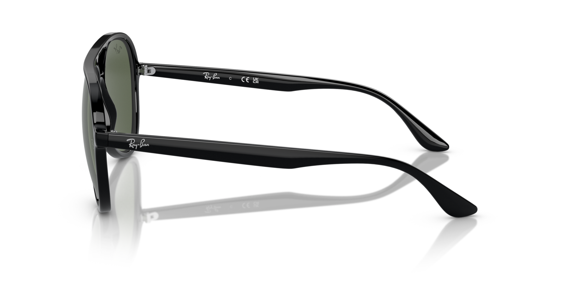RB4376 Schwarz KunststoffSunglass Frames von B24, Seitenansicht