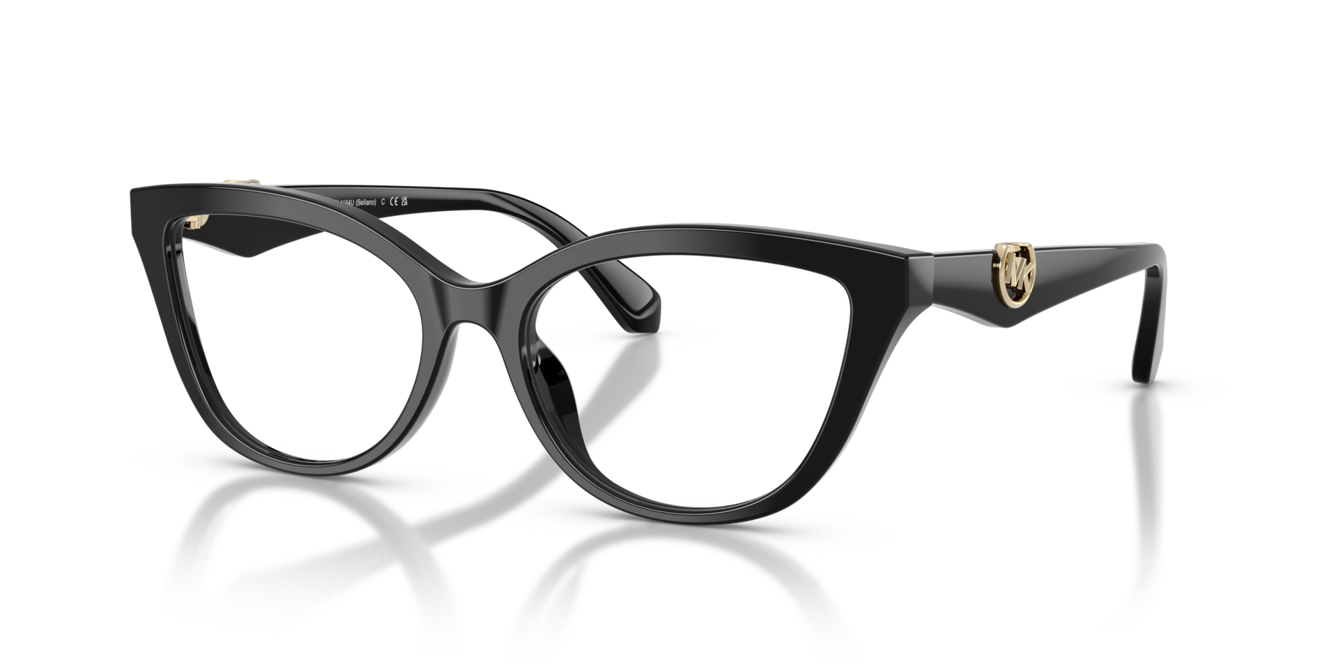 MK4164U Schwarz AcetatEyeglass Frames von B24, Dreiviertelansicht