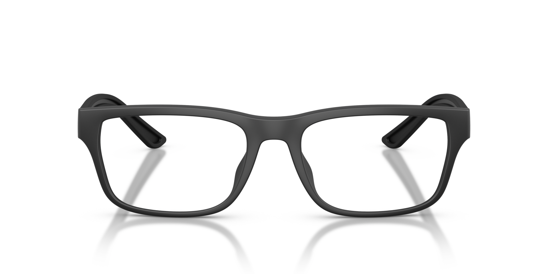 EA3276U Rubberized Matte Black KunststoffEyeglass Frames von B24, Vorderansicht
