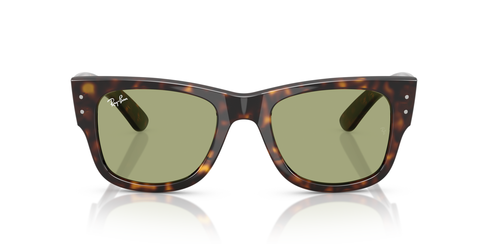 RB0840S Havana KunststofSunglass Frames van B24, Vooraanzicht
