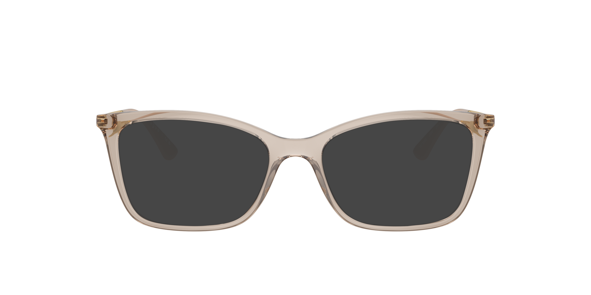 VO5563 Karamell transparent KunststoffEyeglass Frames von B24, mit getönten Gläsern