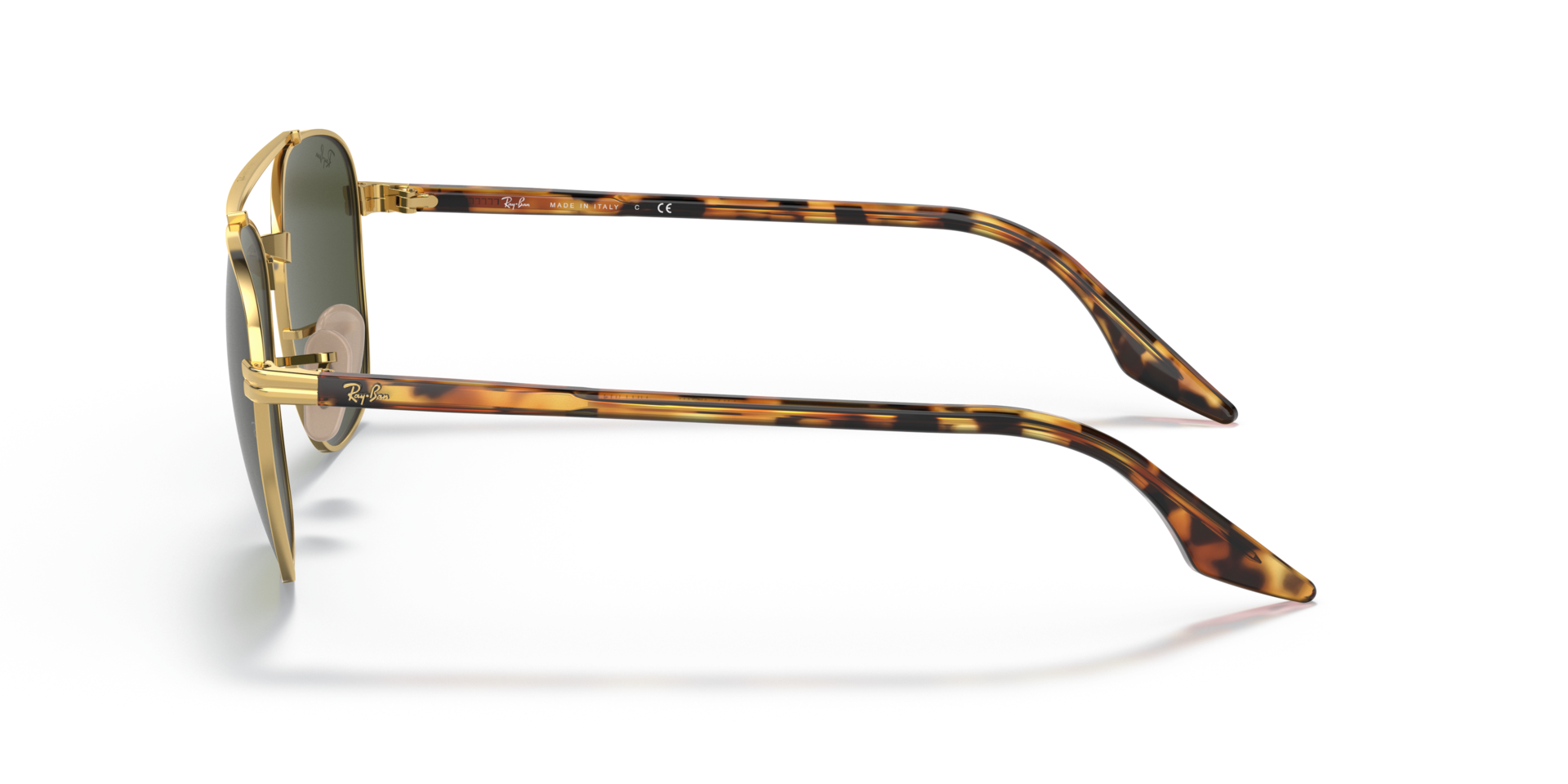 RB3688 Arista Gold MetallSunglass Frames von B24, Seitenansicht