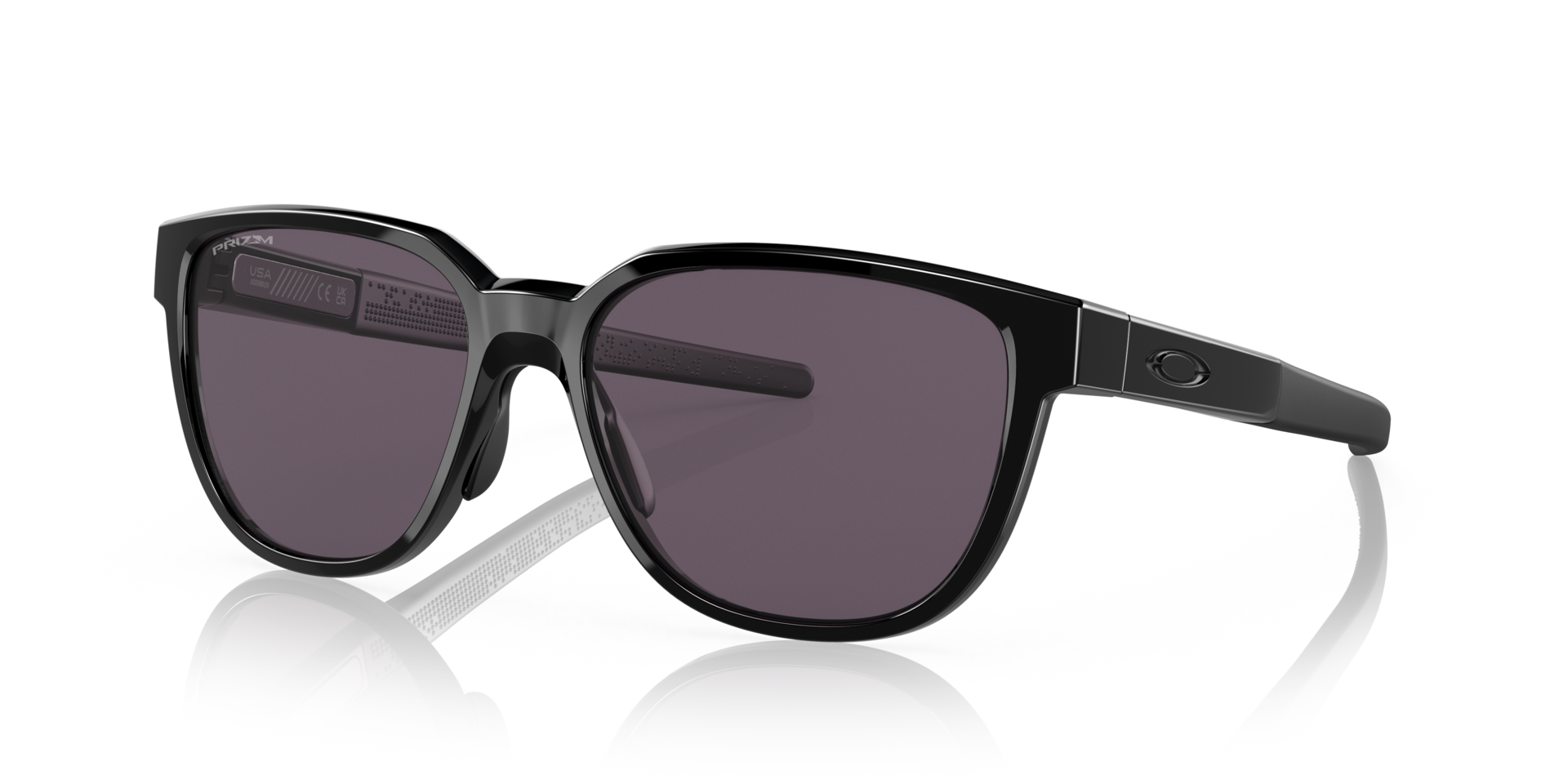 ACTUATOR Schwarz glänzend KunststoffSunglass Frames von B24, Dreiviertelansicht