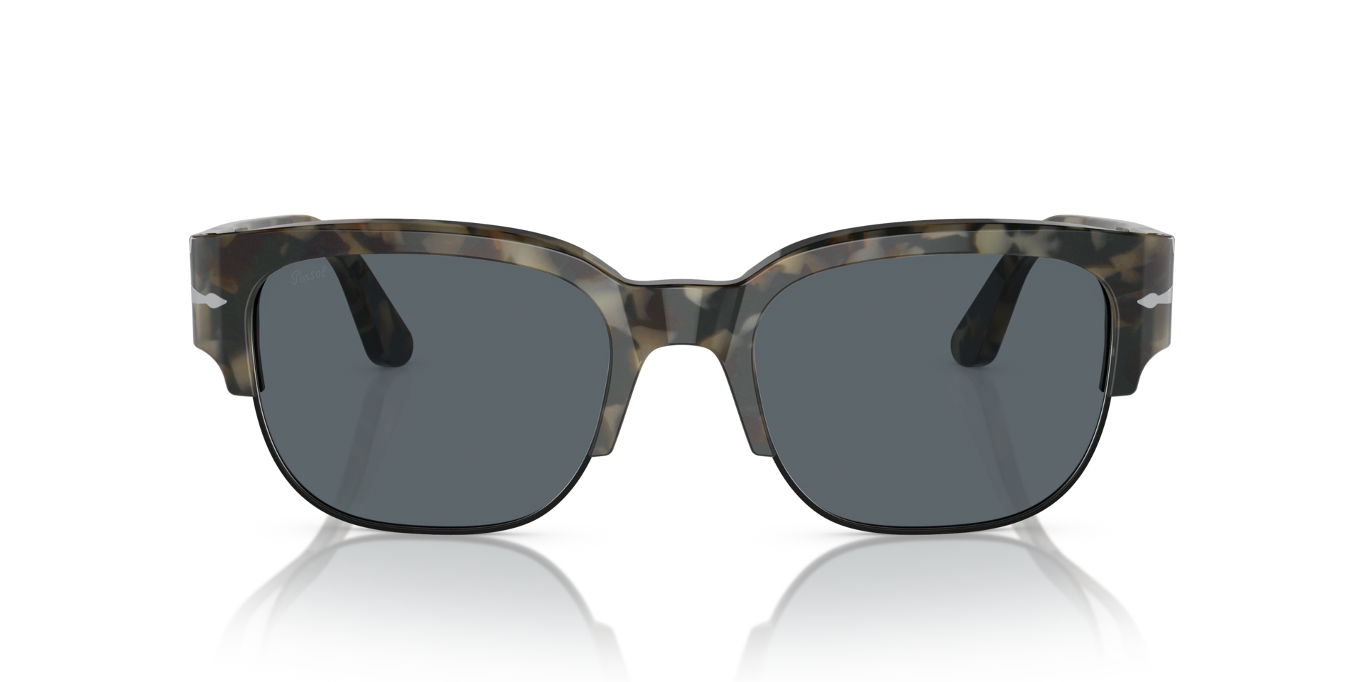 PO3319S Brown Tortoise AcetaatSunglass Frames van B24, Vooraanzicht