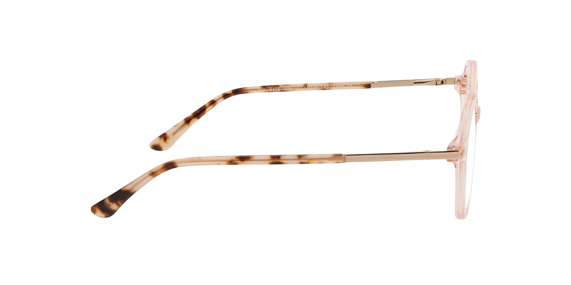 Albany Kristal nude AcetaatEyeglass Frames van B24, Zijaanzicht