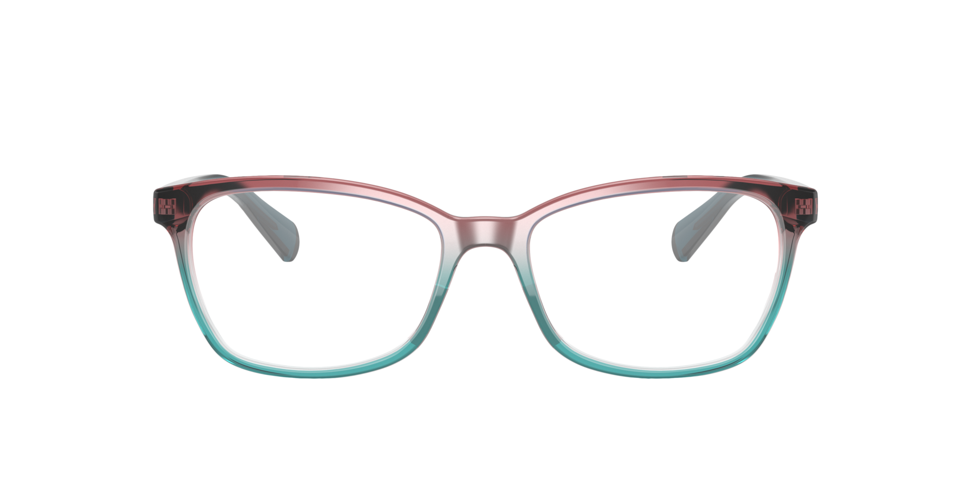 RB5362 Burgunder & Weiß & Blau AcetatEyeglass Frames von B24, Vorderansicht