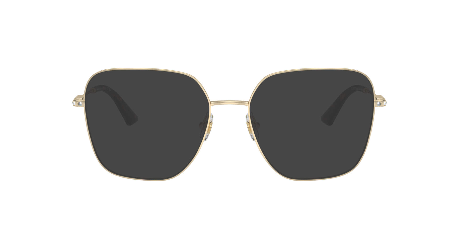 JC2001B Lichtgoud MetaalEyeglass Frames van B24, met getinte lenzen