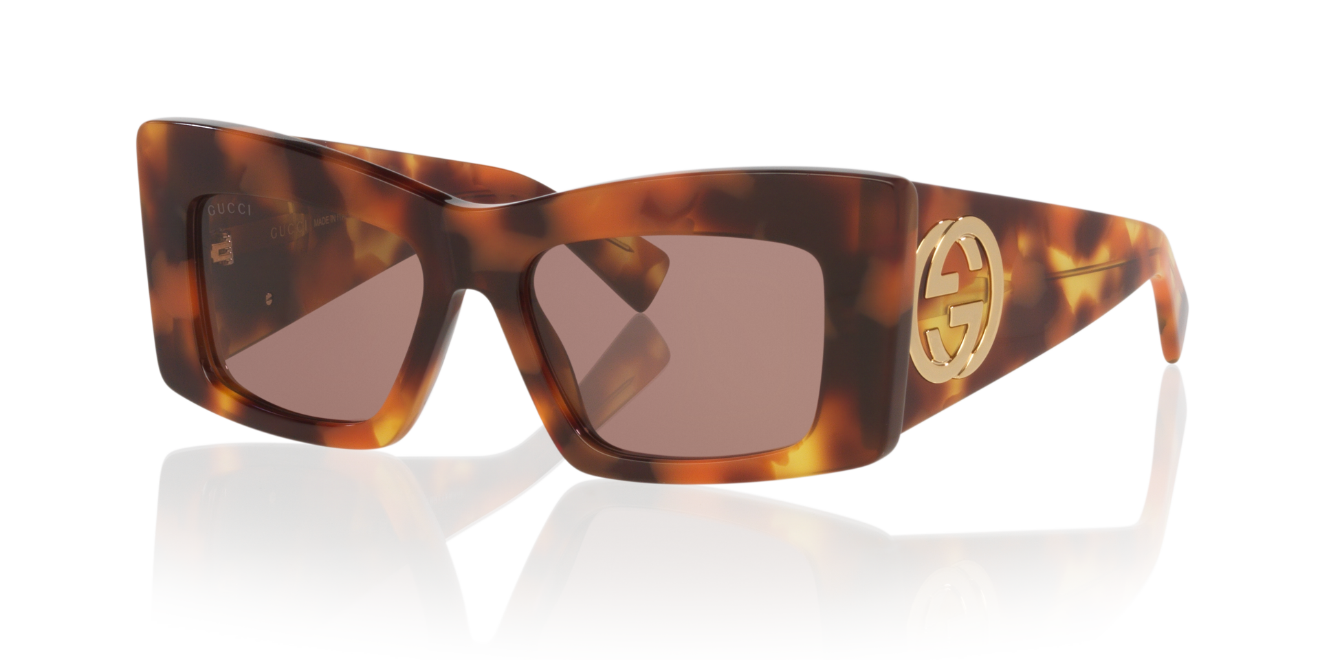 GG1842S Tortoise Blonde AcetatSunglass Frames von B24, Dreiviertelansicht