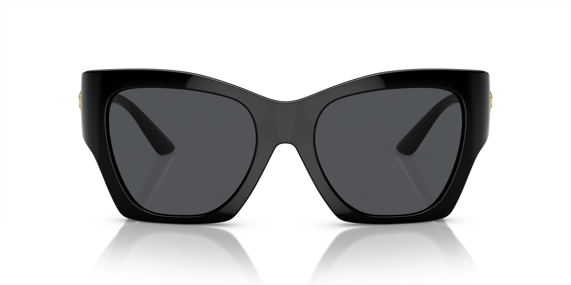 VE4452 Schwarz KunststoffSunglass Frames von B24, Vorderansicht