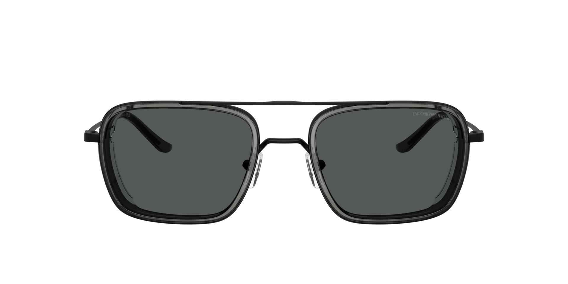 EA2162 Matzwart MetaalSunglass Frames van B24, met getinte lenzen
