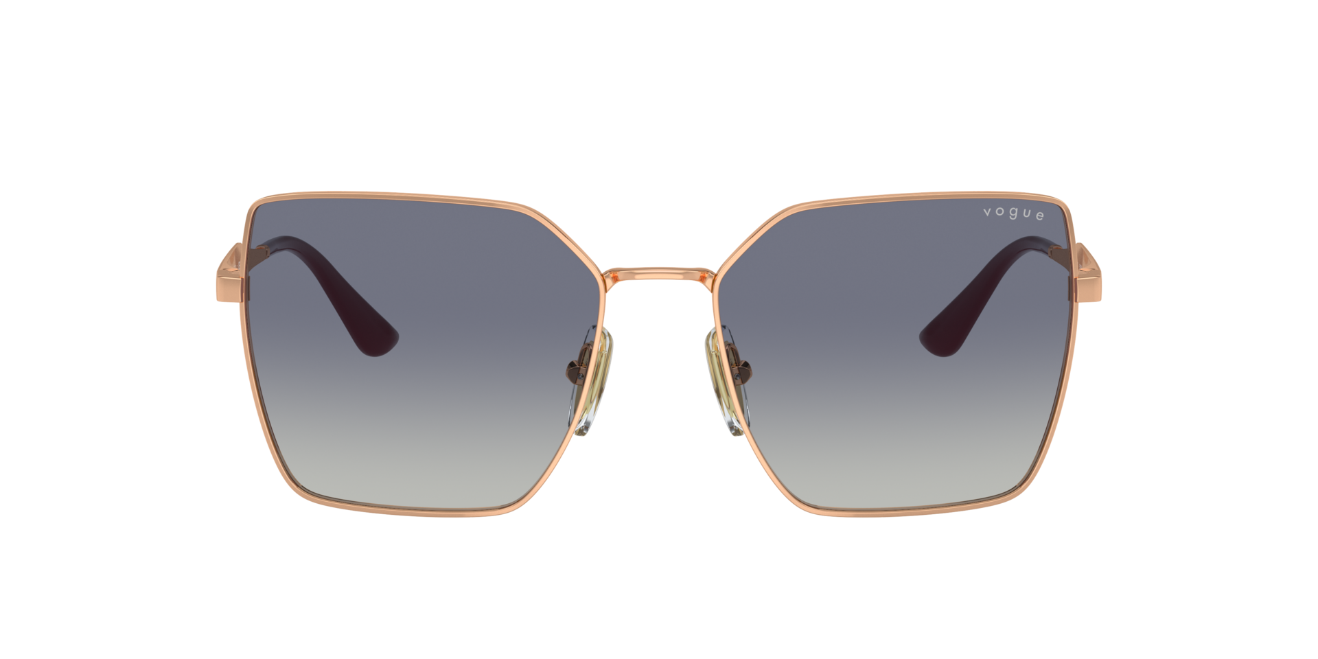 VO4284S Rotgold MetallSunglass Frames von B24, mit getönten Gläsern