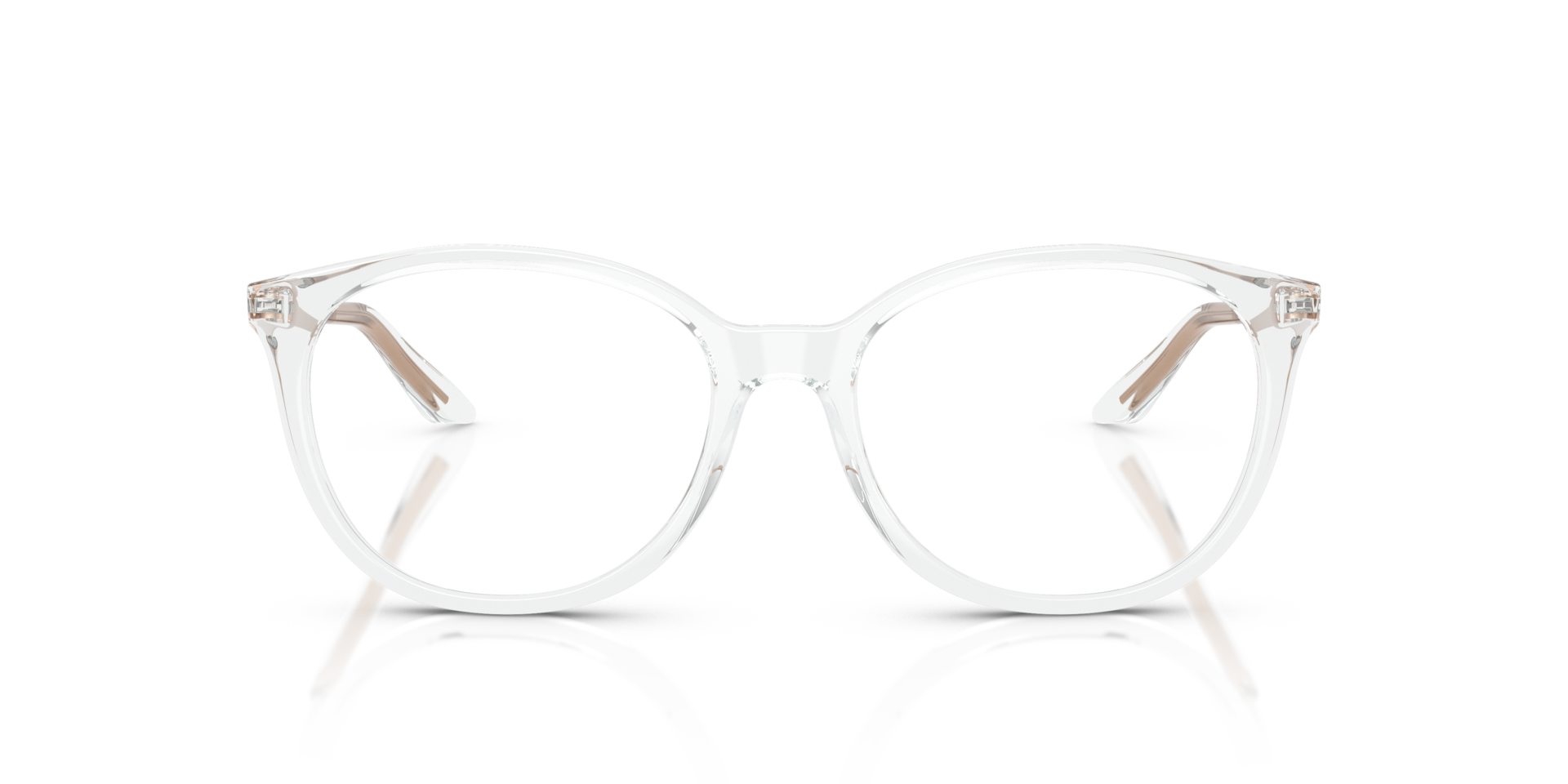 AX3109 Glanzend Kristal KunststofEyeglass Frames van B24, Vooraanzicht