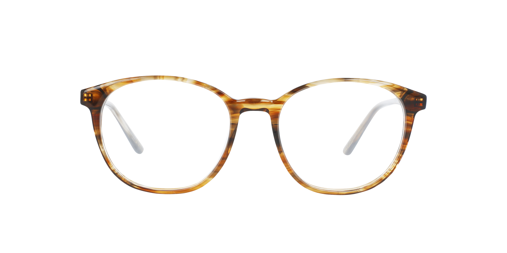 Sofia Brown Horizon AcetatEyeglass Frames von B24, Vorderansicht