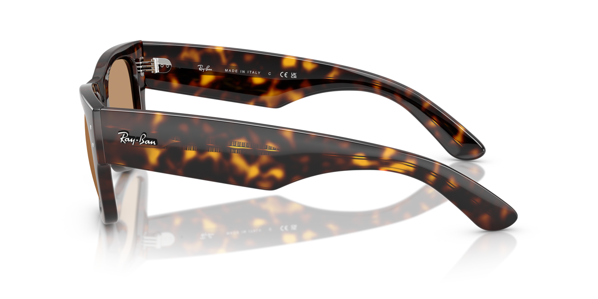 RB0840S Havana KunststofSunglass Frames van B24, Zijaanzicht