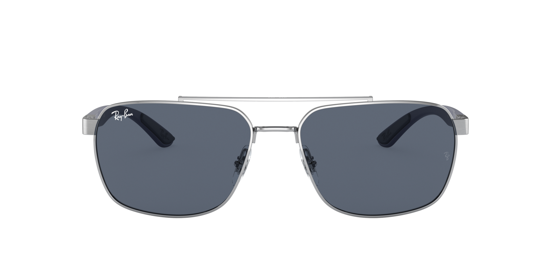 RB3701 Zilver MetaalSunglass Frames van B24, met getinte lenzen
